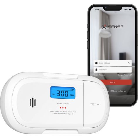 Rilevatore di monossido di carbonio X-Sense XC04 WX bianco (1/5)