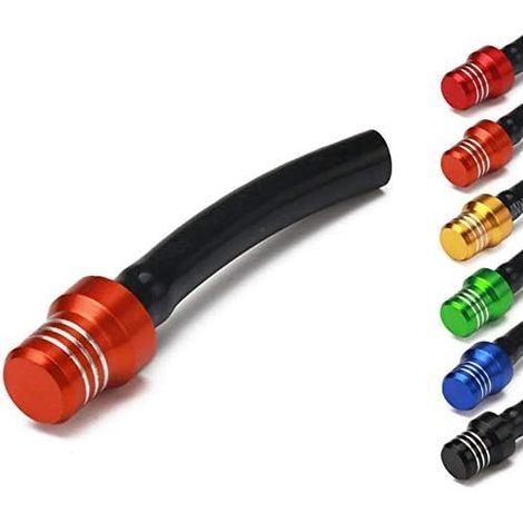 Tube de Tuyau de reniflard de soupape de Bouchon de réservoir d'essence de Filtre à Carburant de Moto pour EXC250 SX250 SXF250 EXC450 SX350 SXF450 EXC525 Pit Dirt Bike ATV Off Road-Orange (1/5)