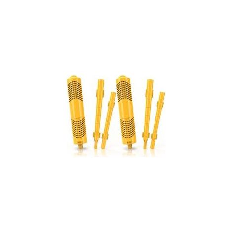 Deux cartouches filtrantes minérales pour spa Réduction de la consommation de chlore et de brome Jaune (1/4)