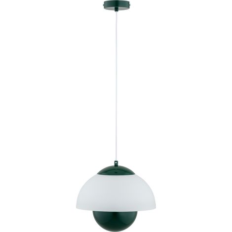 Suspension minimaliste vert/blanc E27 15W Setna Alfa (1/2)