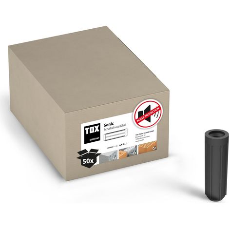 Cheville d'insonorisation 14/50, cheville pour insonorisation avec enrobage caoutchouc, pour sous-constructions et constructions insonorisantes, 50 pièces, 018100141 (1/5)