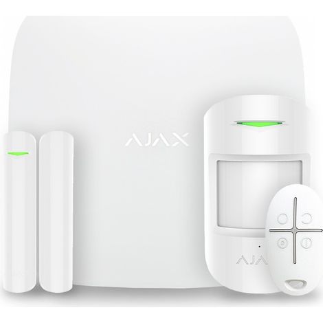 Kit d'alarme professionnelle - Degré recommandé 2 - Communication Ethernet et GPRS - Sans fil 868 MHz Jeweller - Jusqu'à 100 entrées sans fil - Application mobile et logiciel PC