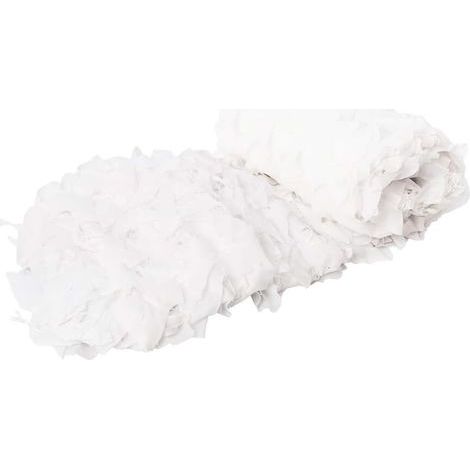 TAISHENGDA-Filet De Camouflage Renforcé Militaire Grande Taille - Idéal Le Camouflage, la Chasse, la décoration Jardin,la Ombrage,la Photo, Auvents Terrasse-snow,3x5m (1/5)