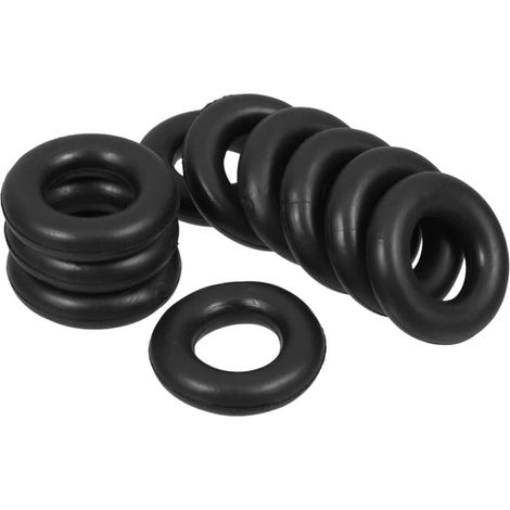 Anneaux en Caoutchouc Noir pour Couture Lisse et Compatibilité 20 Pièces Accessoires Universels en Caoutchouc pour Machine à Coudre Vintage (1/5)
