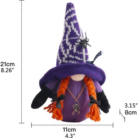 Gesichtsloser Plüsch-Halloween-Gnom, Tischdekoration, Geschenk für Kinder (1/5)