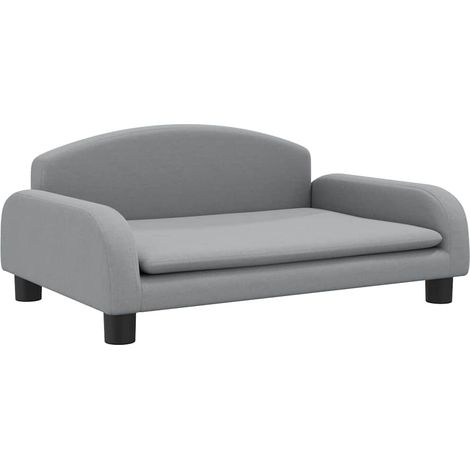 vidaXL Cama para perros de tela gris claro 70x45x30 cm (1/2)