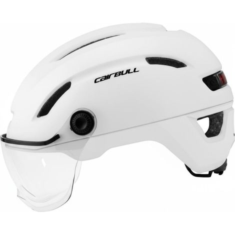 Casque de Vélo Électrique Certification Standard de Casque Urbain Ville avec Visière Lumière Arrière pour Trajets Urbains, Navette (1/5)