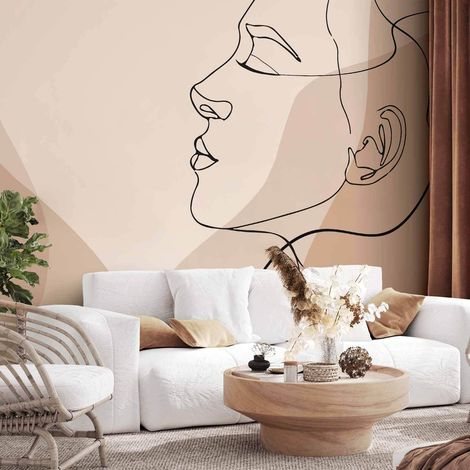 Tapete artgeist Line Art 150x105 cm Vliesstoff
