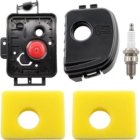 Luftfilterabdeckung – Luftfiltergehäuse – Luftfiltersatz für Briggs & Stratton 300E, 450E, 500E, 550EX, 08P502, 09P602, 09P702, 08P500, 09P600, 09P700 – Ersetzt 595663 und 595660