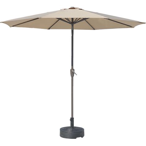 Pare-soleil de patio extérieur, parasol de table pour jardin, terrasse, piscine et plage, couleur kaki (1/5)
