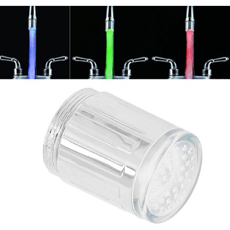 Beleuchteter LED-Wasserhahn, Handbrause mit RGB-Farbwechsel und Temperaturregelung für Küchen- und Badezimmeraccessoires (1/5)