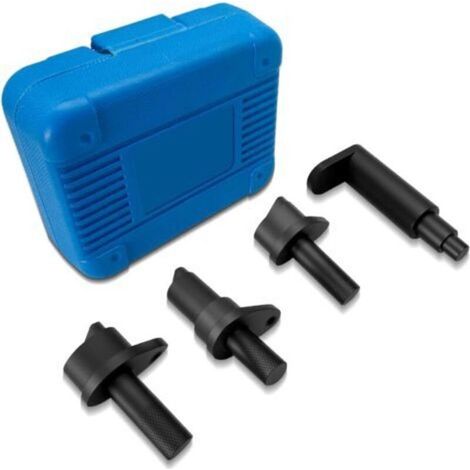 Juego de 4 herramientas para el ajuste de la correa de distribución del motor, compatible con Skoda, VW, Seat 1.2L 6V 12V VAG, 1.2 litros, T10123, T10121, T10120 (1/5)