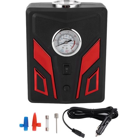 Gonfleur de pneus portable 120W 150PSI, compresseur d'air universel avec écran digital et lampe LED (1/5)