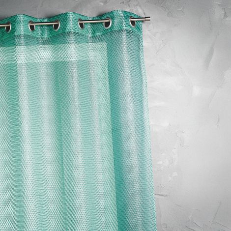 Voilage organza - Effet résille Vert 140x260 cm (1/2)