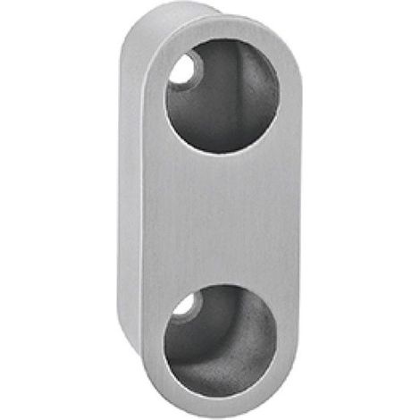 IN16315 Cazoleta In.16.315 - Dedal ovalado tipo uñero para puerta corredera fijación tornillo (1/3)