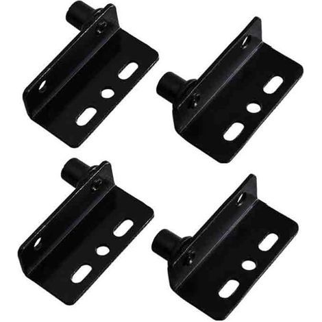 CCYKXA Heavy Duty Black Pivot Hinges Concealed Rod with Bushing for Wooden Doors, Drawers, Furniture, Cabinets, Wardrobes (1/5)