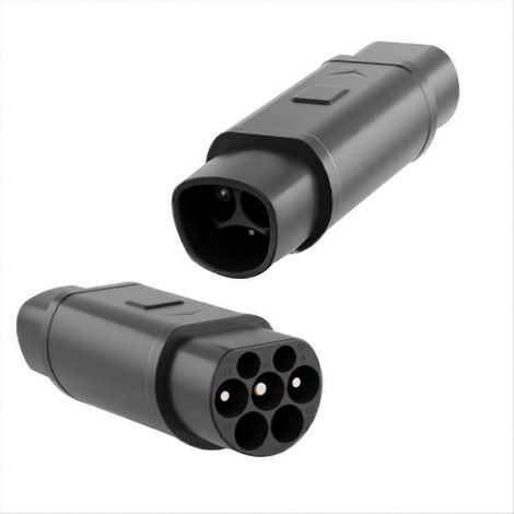 Adaptateur de connecteur pour véhicule électrique 32 A pour adaptateur de borne de recharge GBT (1/5)