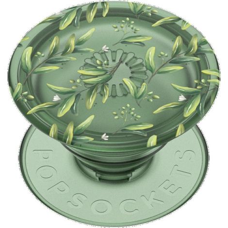 Soporte y funda para teléfono Popsockets PlantCore Grip color verde oliva 807373 (1/5)