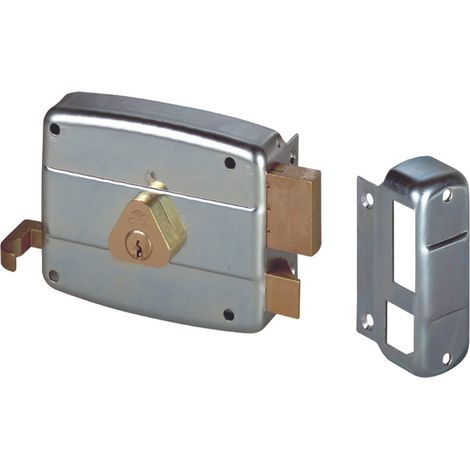 Cisa SERRATURA FERRO APPL..2M+S CIL/INT.C/ALETTA Art. 50421 E.60 Sx