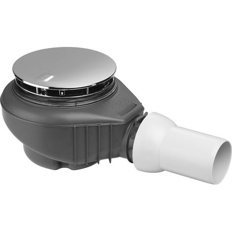 Raccord de siphon Viega Tempoplex Plus 6968 836580 Ø 115 x 50 mm, plastique, couvercle chromé, hauteur d&39installation 90 mm (1/3)