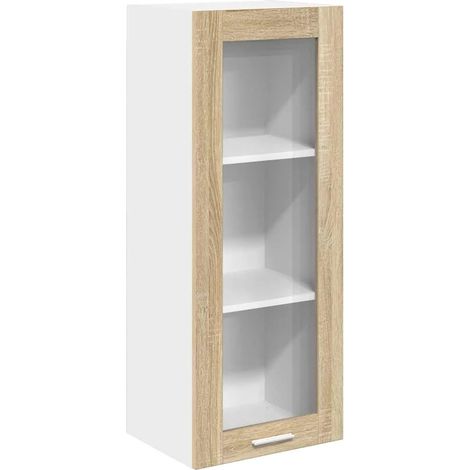 Armadio pensile moderno stoccaggio efficiente 40 x 31 x 100 cm legno ingegnerizzato rovere sonoma 020053419