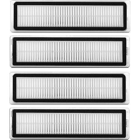 HEPA-Filter – Für Dreame D9 L10 Pro Saugroboter – Abmessungen: 153 x 40 x 14 mm – Material: Kunststoff – 4er-Pack (1/5)