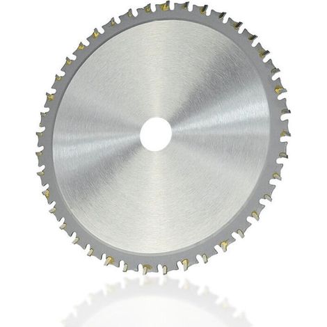 Ulisem Lame de scie circulaire, Lames de scie Lame de scie circulaire TCT argentée, pour cuivre, fer, aluminium, plastique, coupe de bois,165mm