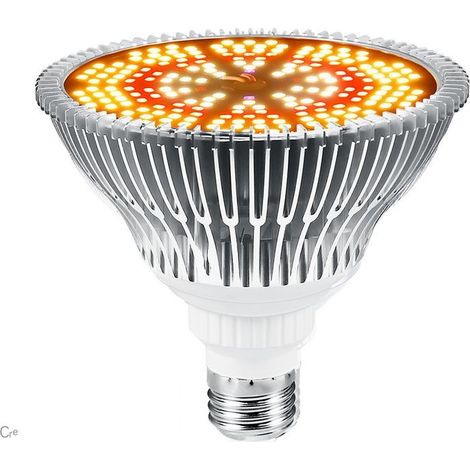 Ampoule de culture E27 150 W – Éclairage LED à spectre complet – 200 LED – Lumière jaune pour plantes d'intérieur et potager – Économe en énergie (1/5)