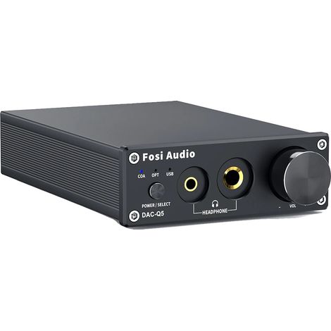Amplificador de auriculares, doble salida, DAC de alta fidelidad, Q5 (1/2)