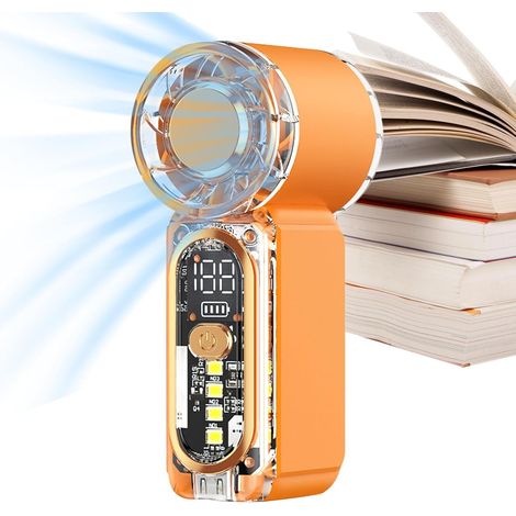Ventilateur 3 Vitesses Réglable Silencieux Rechargeable USB (1/5)