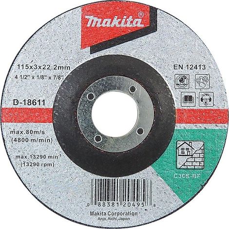 Makita Schleifplatte C30S 115 mm metallisch