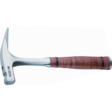 Picard Gmbh – Marteau en acier massif 79000 950g – Aimant plat – Poignée en cuir pour prise optimale – Pour bois dur et teck