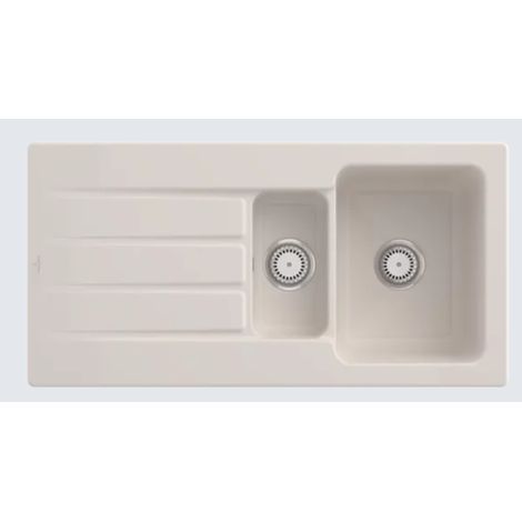 VB Einbauspüle Architectura 60 XR 336501 1000x510mm Rechteck Crema CeramicPlus (1/5)