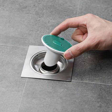 Clapet Anti Odeur, Bouchon pour Sol de Douche, Noyau Déodorant de Siphon de Sol de Balcon, de Cuisine et de Salle de Bain (1/4)