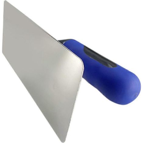 Outils manuels de finition pour plâtrerie et peinture en acier inoxydable, truelle à plâtre pour maçon, outils de construction murale L (1/5)