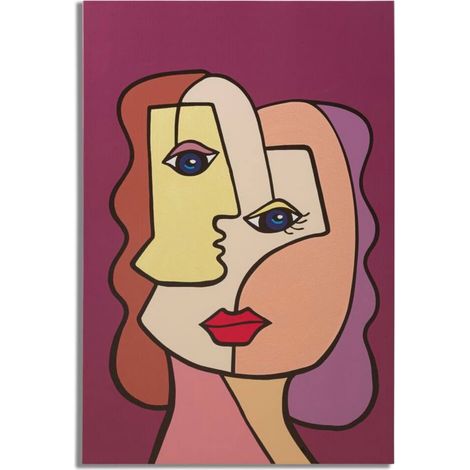 Quadro moderno, stampa dipinta 60x3x90cm Feces New B (1/5)
