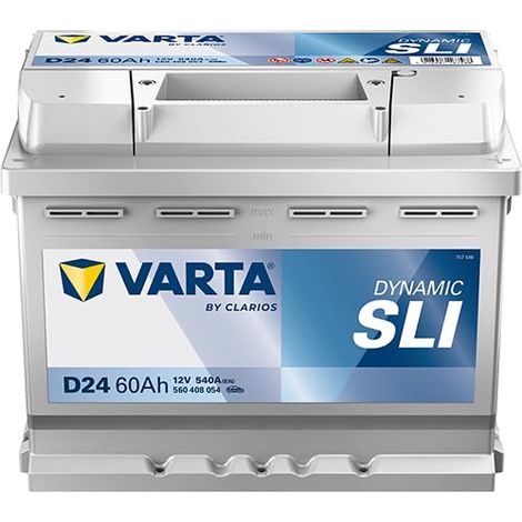 Batterie de démarrage Varta Blue Dynamic L2 D24 12V 60Ah / 540A