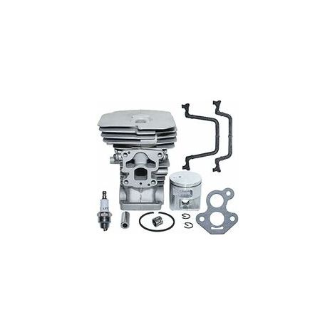 Kit de Piston de Cylindre pour Husqvarna 435 440E 135 140 Jonsered CS2240 tronçonneuse 504735101 Joint de Cylindre Joint de Carburateur Bougies d'allumage