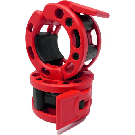 Colliers pour barre olympique / Bagues de blocage — Pinces de serrage rapide (la paire), compatibles avec les barres de 2 pouces (50 mm), conçues pour l'haltérophilie (1/5)