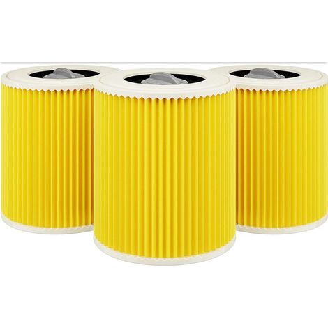 3 cartuchos de filtro para aspiradora Körcher W (1/5)