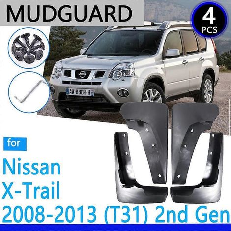 Garde-boue compatibles avec Nissan X-Trail 2008-2013 et T31 2009-2012 - Accessoires auto - Bavettes - Pièces de rechange automobiles (1/5)