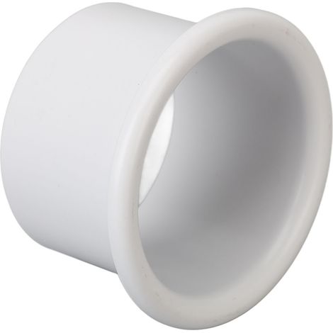 Support pour sèche-cheveux en acier inoxydable blanc, idéal pour la salle de bain ou le salon de coiffure. (1/5)