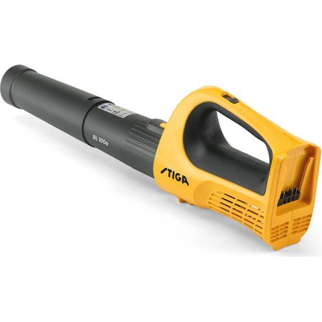 STIGA BL 100e Akku-Laubbläser, 20 V, 4 Ah, 32 m/s – Variable Drehzahl, Abnehmbares Rohr – Akku Nicht Enthalten – Für Garten, Terrasse Und Einfahrt