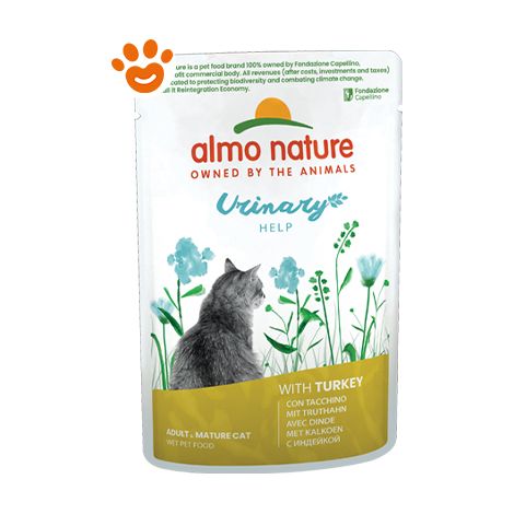 Almo Nature Gatto Functional Adult e Mature Urinary Help 70gr Tacchino
