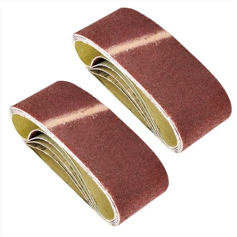 Dapetz ® Sanding Belts 40mm x 305mm Belt Sander 40 Grit Abrasive Aluminum Oxide for Grinding, Sharpening Derusting Wood, Paint, Metal, Plastics Bosch 10PCS (1/5)