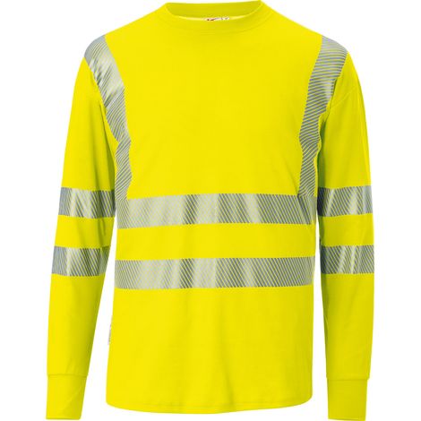 Kübler Longsleeve REFLECTIQ PSA 2 5045 warngelb Gr. L (1/2)