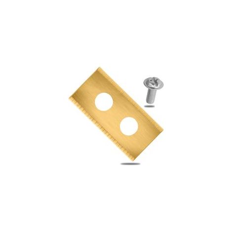 Lames de rechange pour robot tondeuse à gazon - 9 pièces de rechange compatible avec robot tondeuse Worx Landroid, LandXcap avec vis revetues de titane de qualité premium pour fauc H209