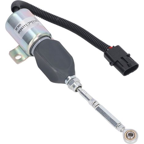 24V DC Motorstopp-Magnetventil für Hyundai R215-7 Bagger, Kraftstoffabschaltmagnetventil, kompatibles Ersatzteil, robust und zuverlässig. (1/5)