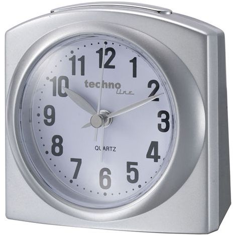 Technoline Quarzwecker Modell L analog silber Wetterstationen