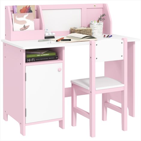 Ensemble table et chaises enfant Bureau enfant 90 cm avec tableau (1/5)